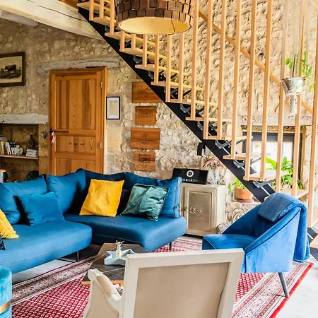 بيت للعطل La Grange Des Anges Blanc (Dordogne)