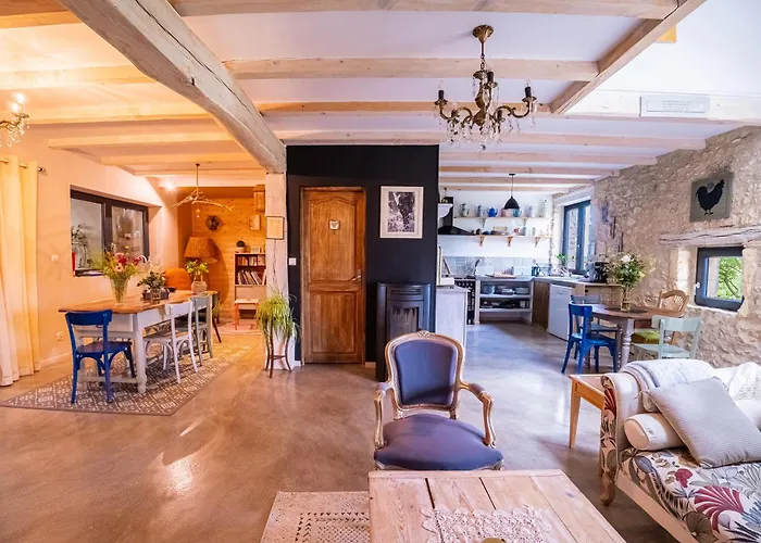 Semesterbostad La Grange Des Anges Blanc (Dordogne)