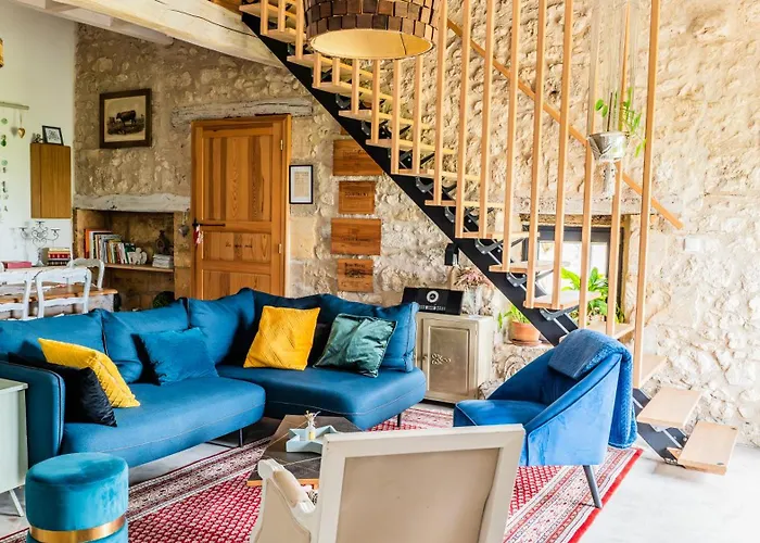 Semesterbostad La Grange Des Anges Blanc (Dordogne)